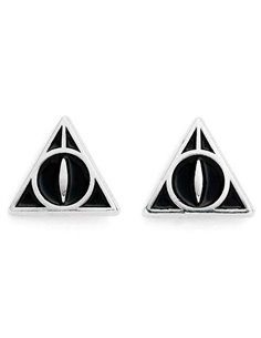 Official Harry Potter Deathly Hallows Stud Earrings