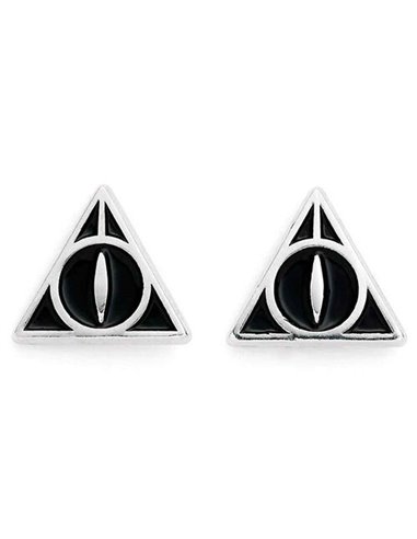 Official Harry Potter Deathly Hallows Stud Earrings