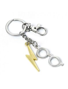 Official Harry Potter Glasses & Lightning Bolt Keyring