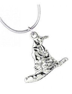 Harry Potter Silver Plated Lightning Bolt With Glasses Necklace