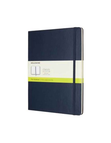 Classic Plain Notebook Large Blue (hard Cover)