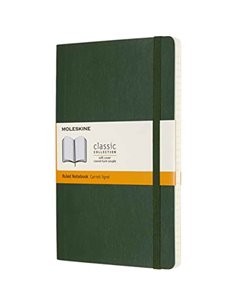 Classic Plain Notebook Large Green (hard Cover)