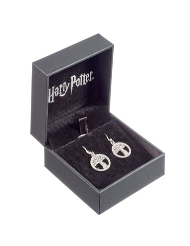 Harry Potter Whomping Willow Drop Earrings With Crystal Elements