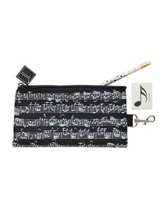 Pencil Case - Sheet Music Black