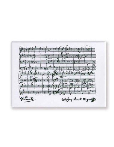 Magnet - Mozart Notes White