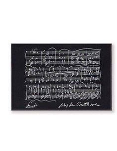 Magnet - Bach Notes Black