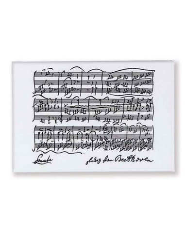 Magnet - Beethoven Notes White