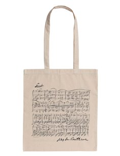 Tote Bag - Beethoven White Long