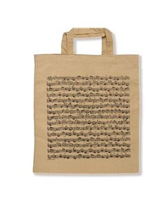 Tote Bag - Sheet Music Beige