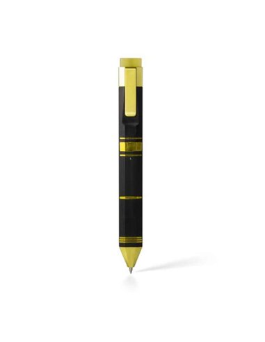 Erasable Pen Bookmark Black & Gold