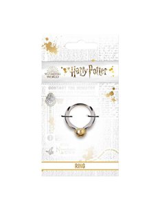 Harry Potter Stainless Steel Golden Snitch Ring Medium