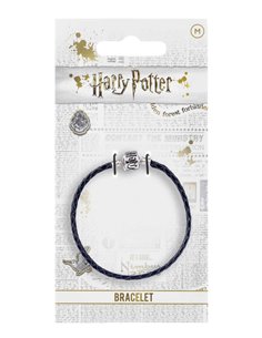 Harry Potter Black Leather Bracelet For Slider Charms Medium