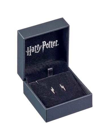 Harry Potter Lightning Bold Stud Earrings With Crystal Elements