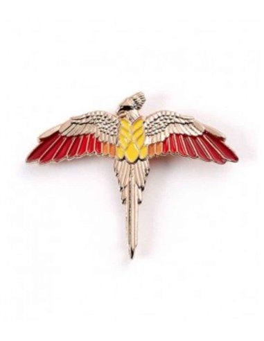 Harry Potter Rose Gold Plated Fawkes Pin Badge