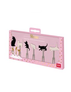 Meow - Set Of 6 Aperitif Forks