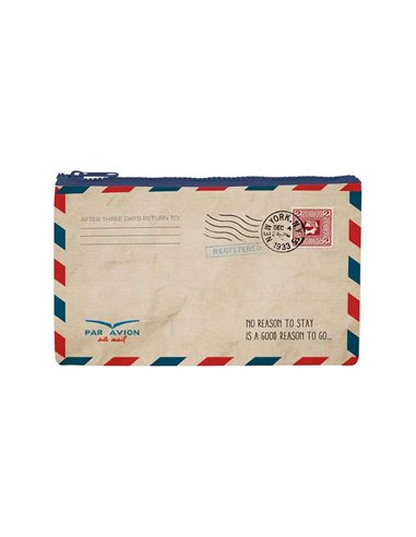 Zipper Pouch - Air Mail