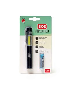 Sos Mr. Light Magnetic Led Torch - Black