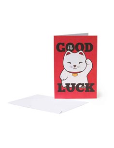 Unusualgreetings Cards - Good Luck Cat