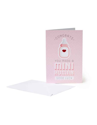 Unusualgreetings Cards - Mini Human Girl