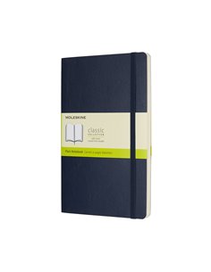 Classic Plain Notebook Lg Blue (soft Cover)