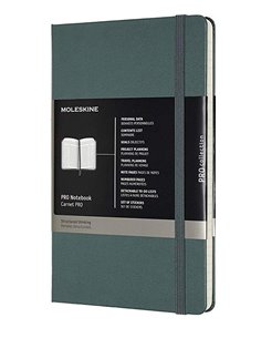 Professional Notebook Large Forest Green (hard Cover)