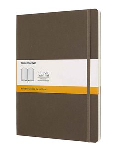 Classic Ruled Notebook Xl Earth Brown (soft Cover)