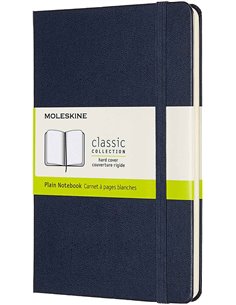 Classic Plain Notebook Medium Sapphire Blue (hard Cover)