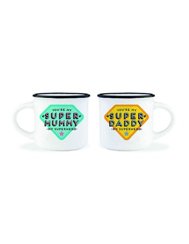 Espresso For Two - Coffee Mug - Super Mummy & Daddy