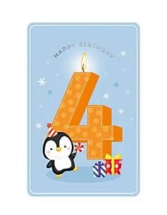 Happy Birthday 4 Boy - Greeting Card