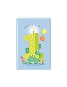 Happy Birthday 1 Boy - Greeting Card