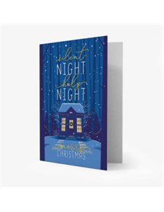 Unusual Christmas Greetings Cards - Silent Night