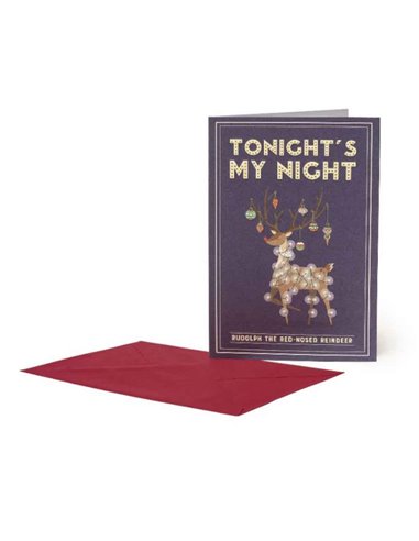 Unusual Christmas Greetings Cards - Tonight's My Night