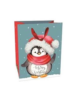 Christmas Gift Bag Medium - Penguin