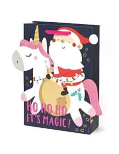 Christmas Gift Bag Xlarge - Unicorn