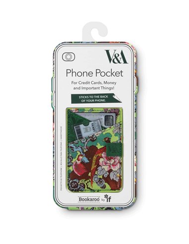 V&a Bookaroo Phone Pocket - Sundour Pheasant