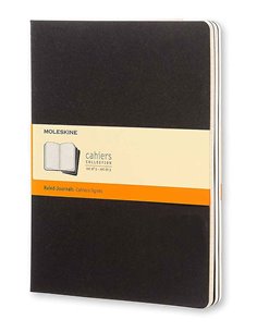 Cahier Ruled Journal Xl Black (set Of 3)