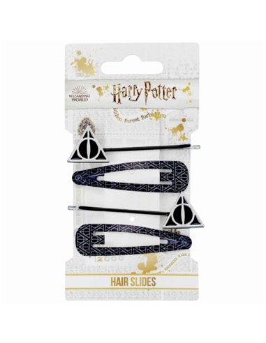 Harry Potter Deathly Hallows Hair Clip Set