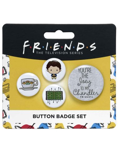 Friends Chandler Button Badge Set