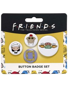 Friends Monika Button Badge Set