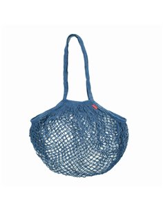 Cotton Mesh Bag Blue