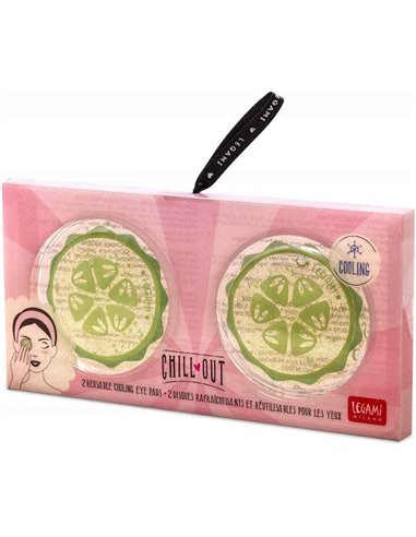 Chill Out Reusable Cooling Eye Pads Cucumber