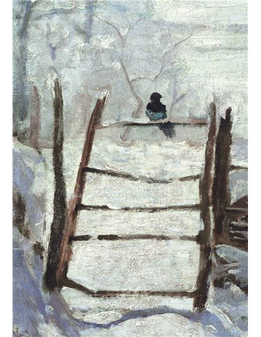 Monet Magpie Detail Postcard