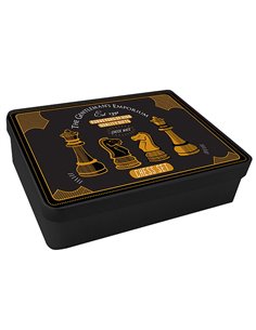 The Gentleman's Emporium Chess Set Black Tin