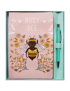 Busy Bee Beekeeper Notebook And Pen Set