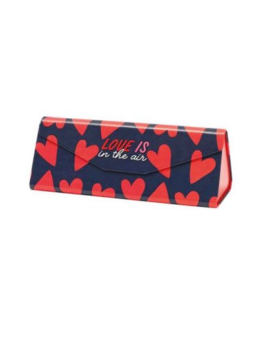 See You Soon - Mini Foldable Glasses Case - Hearts