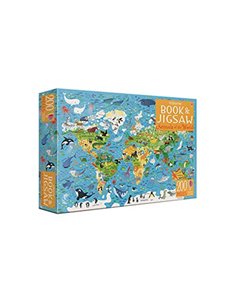Animals Of The World Book & Jigsaw (200 Pieces)