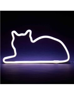 Cat Led Neon Light Sitting