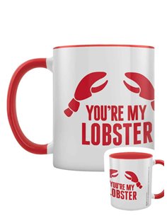 Friends (you're My Lobster) Red Inner Mug