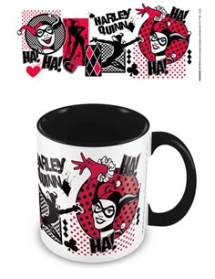 Harley Quinn ( I Am Crazy For You) Black Inner Mug