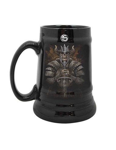 Spiral (viking Warrior) Ceramic Stein Mug